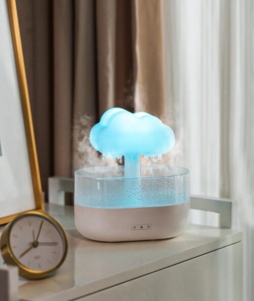 Humidificateur-_Son-de-Pluie__bleu clair