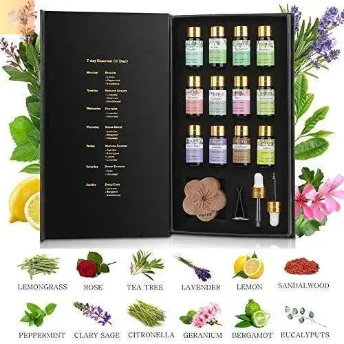 Coffret d'huiles essentielles 12 pcs