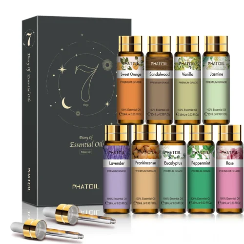 Coffret  Cadeau d'Huiles Essentielles - Aromathérapie